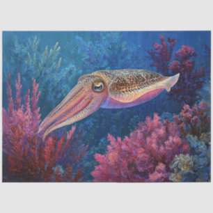 Cuttlefish and Coral Decoupage Tissue Paper