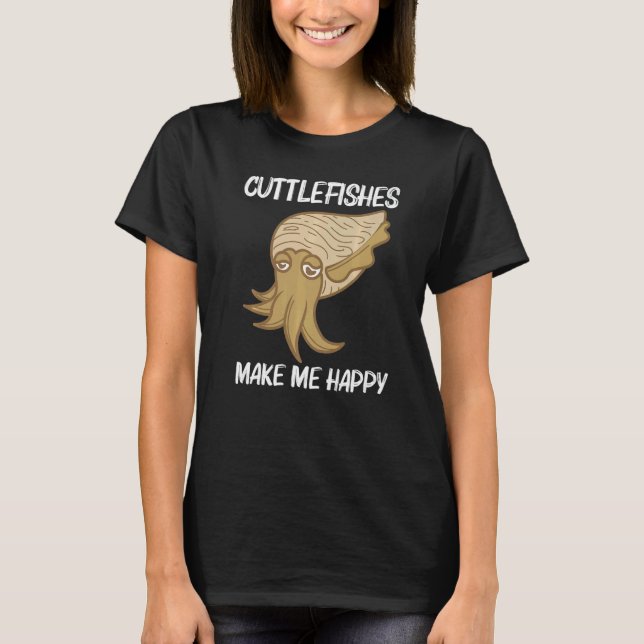 Cuttlefish For Men Women Sea Creature Animal T-Shirt (Front)