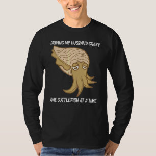 Cuttlefish For Women Mum Sea Creature Animal T-Shirt