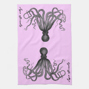 Cuttlefish tea towel