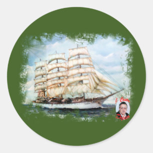 Cutty Sark/Cutty Sark Tall Ships' Race Classic Round Sticker