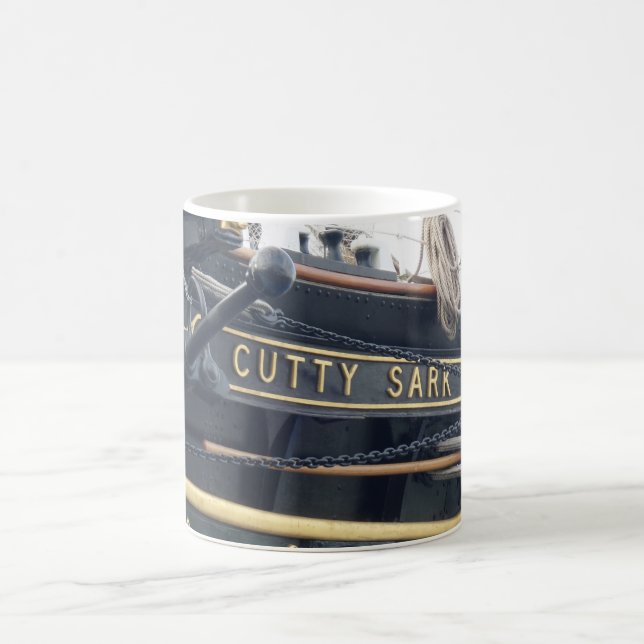 Cutty Sark London White Coffee Mug (Center)