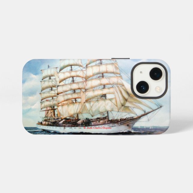 Cutty Shark Regatta iPhone Case (Back Horizontal)