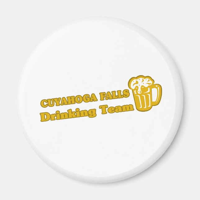 Cuyahoga Falls Drinking Team tee shirts Magnet (Front)