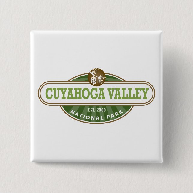Cuyahoga Valley National Park 15 Cm Square Badge (Front)