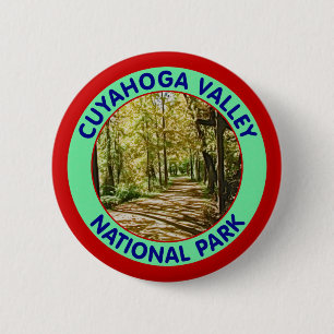 CUYAHOGA VALLEY NATIONAL PARK 6 CM ROUND BADGE