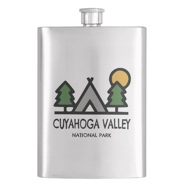 Cuyahoga Valley National Park Hip Flask (Front)