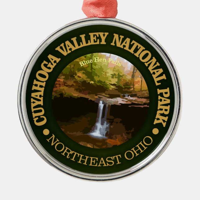 Cuyahoga Valley National Park Metal Tree Decoration (Front)