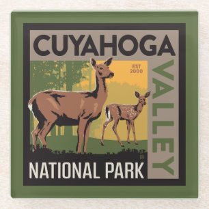 Cuyahoga Valley National Park   Ohio Glass Coaster