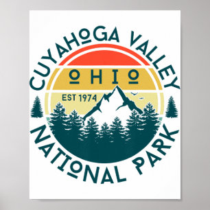 Cuyahoga Valley National Park Ohio Hiking Nature O Poster