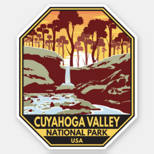 Cuyahoga Valley National Park Ohio Vintage Emblem