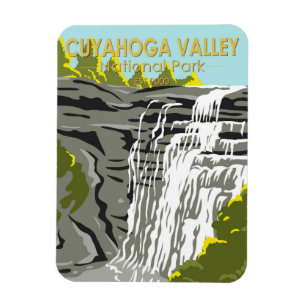 Cuyahoga Valley National Park Ohio Vintage Magnet