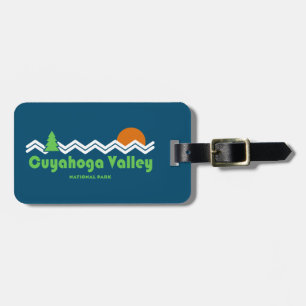 Cuyahoga Valley National Park Retro Luggage Tag