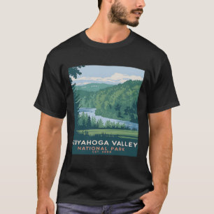 Cuyahoga Valley National Park Vintage Camping Men  T-Shirt