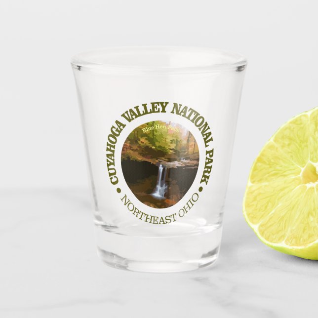 Cuyahoga Valley NP Shot Glass (Front)
