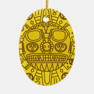 Cuzco Coat of Arms Ceramic Tree Decoration
