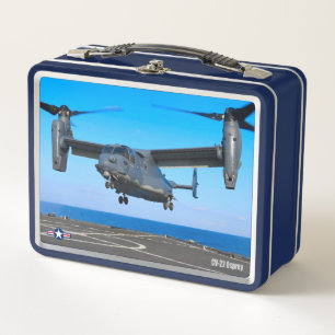 CV-22 OSPREY METAL LUNCH BOX