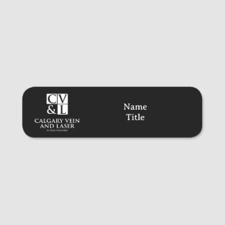 CVL - Blank Name Tag Template