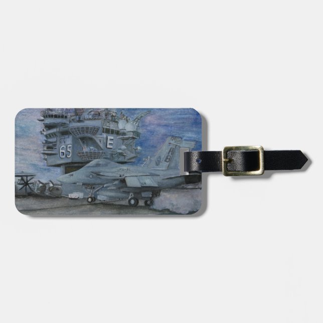 CVN-65 USS ENTERPRISE LUGGAGE TAG (Front Horizontal)