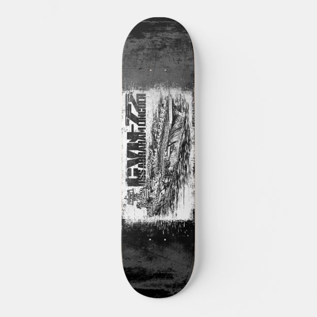 CVN-72 Abraham Lincoln 8 1/8" Skateboard (Front)