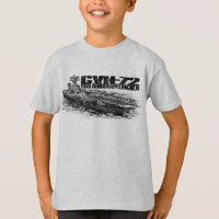CVN-72 Abraham Lincoln Kids' Basic Hanes Tagless