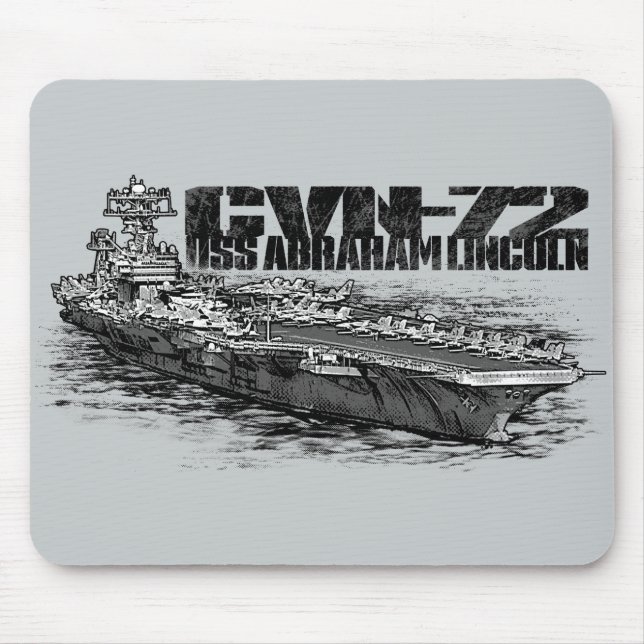 CVN-72 Abraham Lincoln Mousepad (Front)