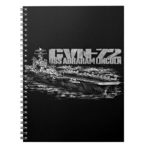 CVN-72 Abraham Lincoln Photo Notebook (80 Pages B
