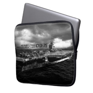 CVN-75 Harry S. Truman Neoprene Laptop Sleeve 13