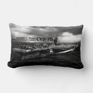 CVN-75 Harry S. Truman Polyester Lumbar Pillow 13