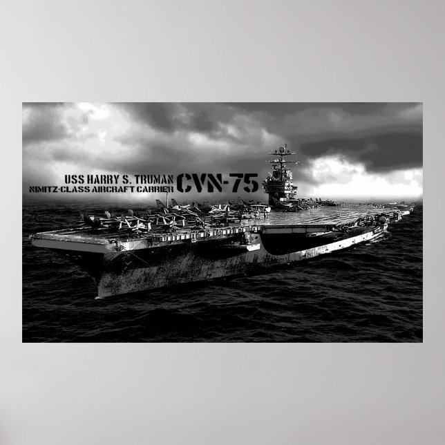 CVN-75 Harry S. Truman Print (Front)