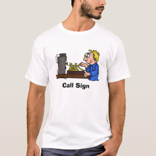 CW Male Blonde Operator T-shirt Customise It!