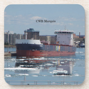 CWB Marquais set of 6 hard plastic coasters