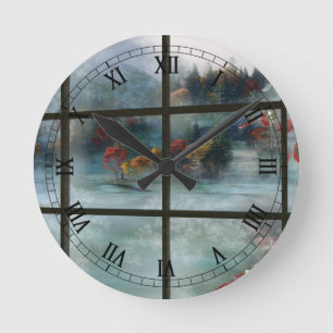 Cwm Autumn Frost Clock