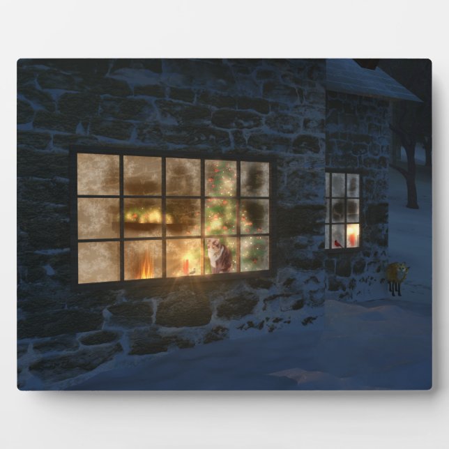 Cwm Christmas Photo Plaque (Front)