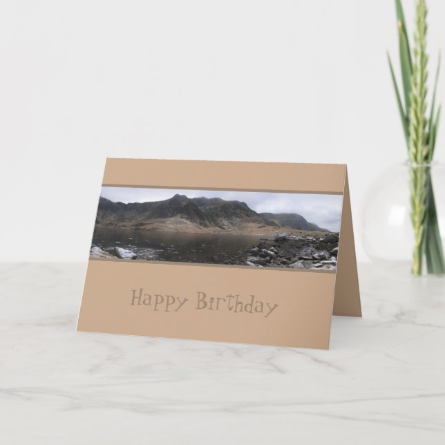 Cwm Idwal Walk, Snowdonia, Wales Card (Front)