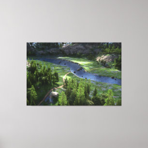 Cwm Solitude Canvas Print