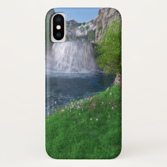 Cwm Waterfall iPhone Case-Mate Case-Mate iPhone Case (Back)