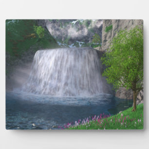Cwm Waterfall Photo Plaque