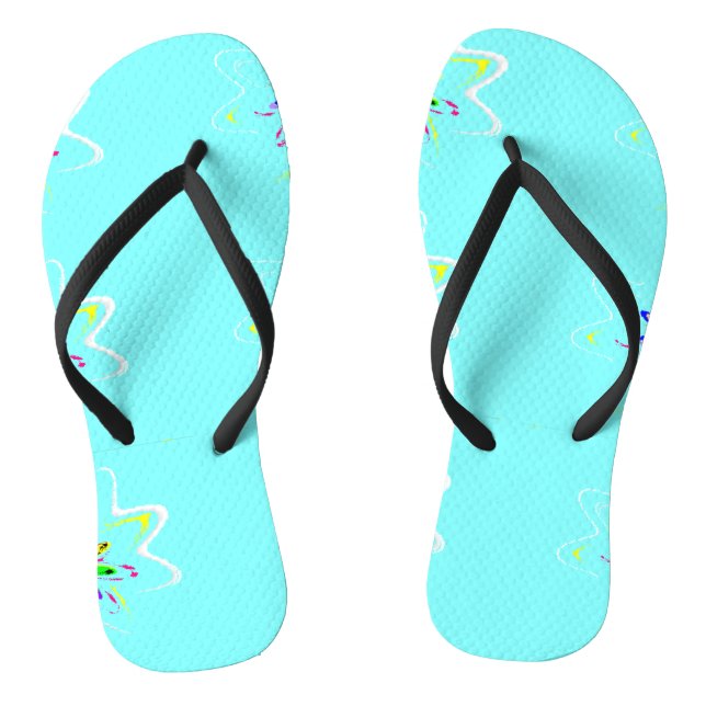 "Cy Flower"  Jandals (Footbed)