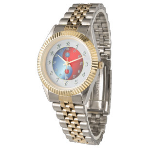 Cyan-blue Unisex Yen Yang Watch