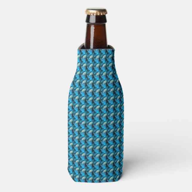 Cyan Bottle Cooler (Bottle Front)
