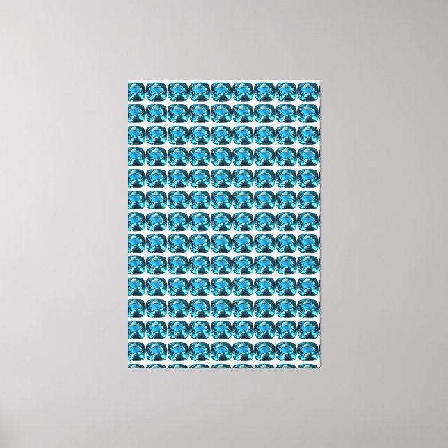 Cyan Canvas Print (Front)
