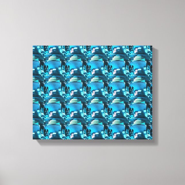 Cyan Canvas Print (Front)