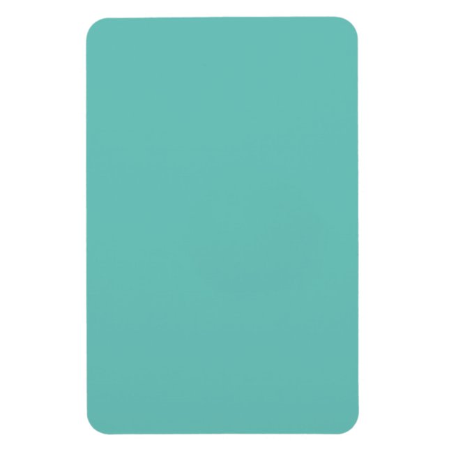 Cyan Opaque,Glacier,Gulf Stream, Magnet (Vertical)