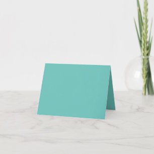 Cyan Opaque,Glacier,Gulf Stream, Thank You Card