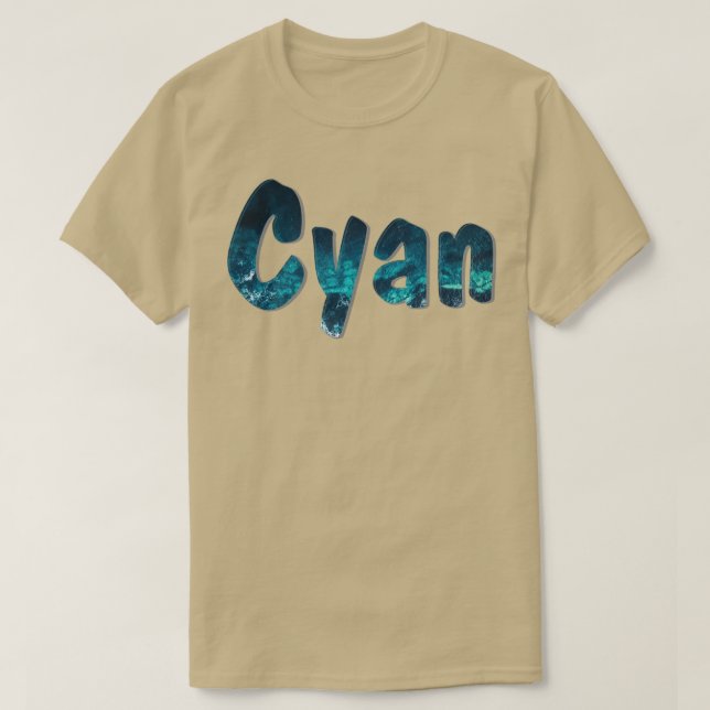 Cyan T-Shirt (Design Front)