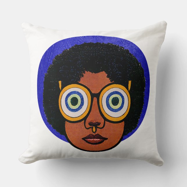 Cyan the Empath Cushion (Front)