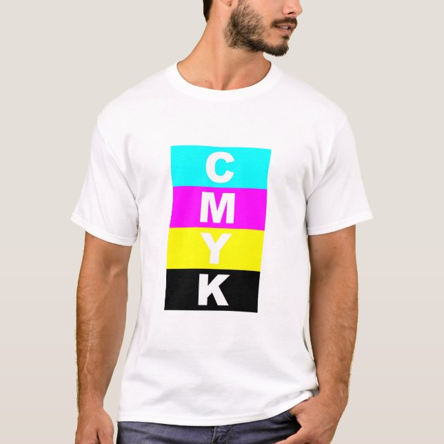 cyanmagentayellowblack T-Shirt (Front)