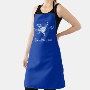 Cyano Print Berries Apron