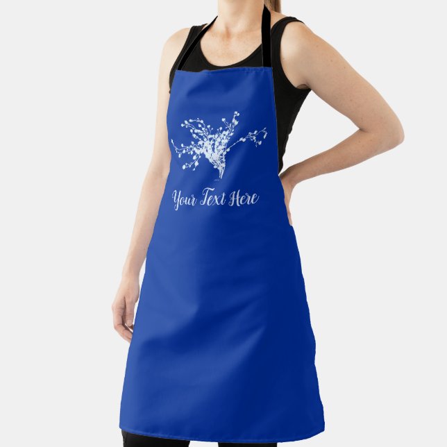 Cyano Print Berries Apron (Insitu)